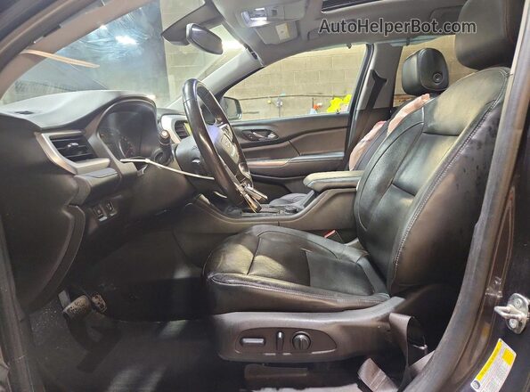 1GKKNWLSXJZ155215 2018 GMC ACADIA Угольный Вид салона спереди