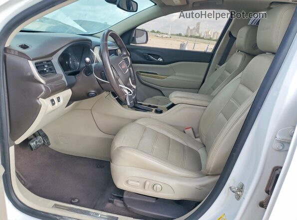 1GKKNXLS0KZ161306 2019 GMC ACADIA White Vista interior delantera