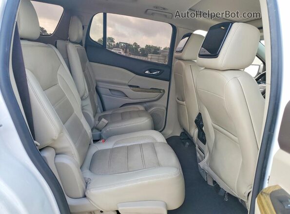 1GKKNXLS0KZ161306 2019 GMC ACADIA White Vista interior trasera