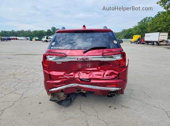 1GKKNXLS2LZ119589 2020 GMC ACADIA Burgundy Widok z tyłu