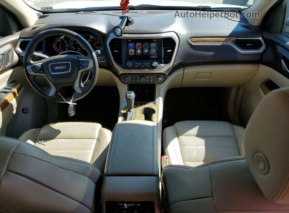 1GKKNXLS6HZ131588 2017 GMC ACADIA White Вид панелі приладів