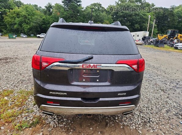 1GKKNXLS7HZ279409 2017 GMC ACADIA Gray Вид ззаду