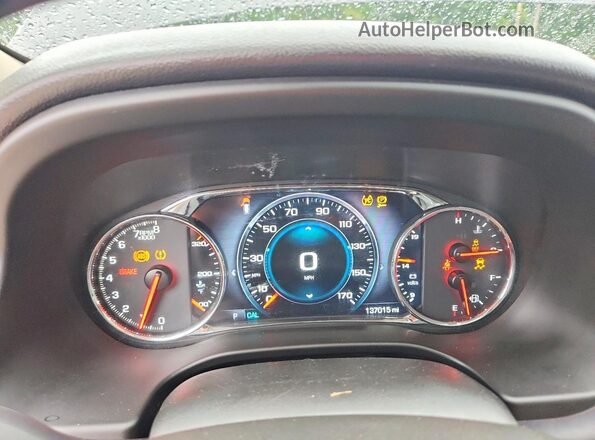 1GKKNXLS7HZ279409 2017 GMC ACADIA Gray Вид щитка приладів