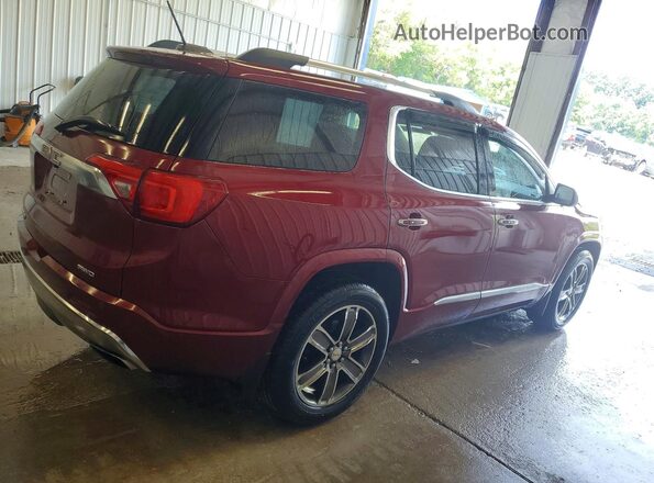 1GKKNXLS8HZ170781 2017 GMC ACADIA Burgundy უკანა მარჯვენა