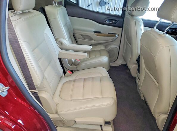1GKKNXLS8HZ170781 2017 GMC ACADIA Burgundy უკანა სალონის ხედი