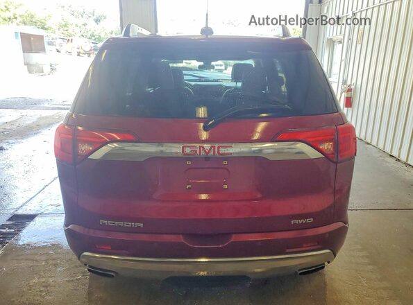 1GKKNXLS8HZ170781 2017 GMC ACADIA Burgundy უკანა ხედი