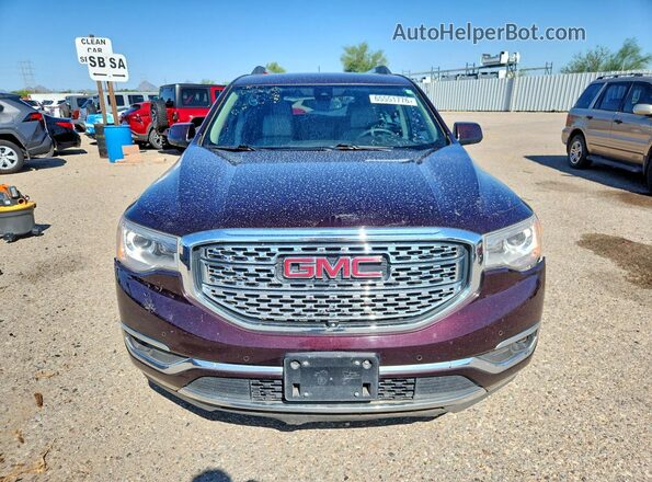 1GKKNXLSXHZ240720 2017 GMC ACADIA Maroon Front view