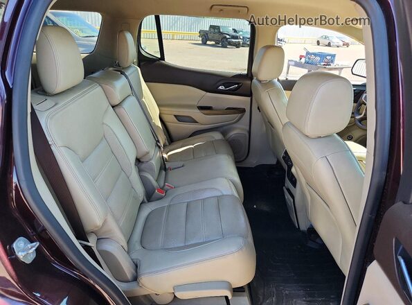 1GKKNXLSXHZ240720 2017 GMC ACADIA Maroon Rear seats view