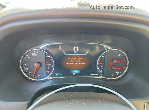 1GKKNXLSXHZ240720 2017 GMC ACADIA Maroon Instrument cluster view
