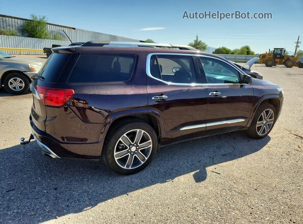 1GKKNXLSXHZ240720 2017 GMC ACADIA Maroon Rear right