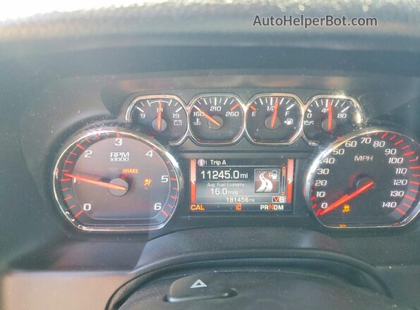 1GKS2BKCXGR114796 2016 GMC YUKON Black Vista del cuadro de instrumentos