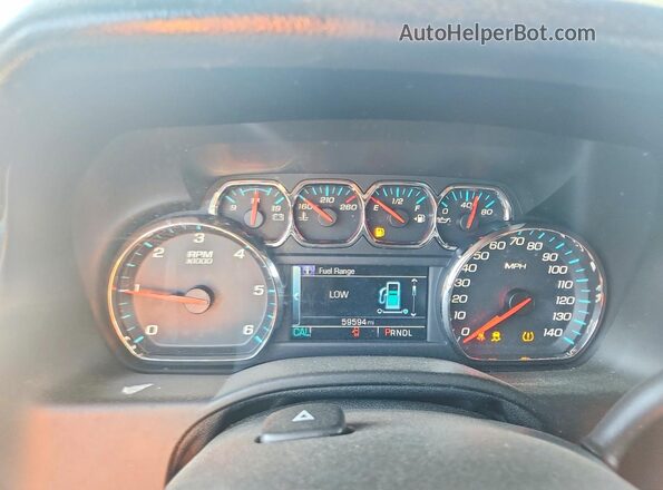 1GKS2GKC3HR138159 2017 GMC YUKON Black Instrument cluster view