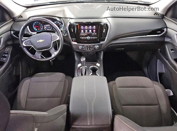1GNERGKW0LJ302870 2020 CHEVROLET TRAVERSE Blue Widok deski rozdzielczej