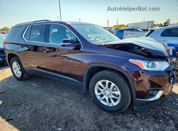 1GNERGKW2JJ106569 2018 CHEVROLET TRAVERSE Purple Front right