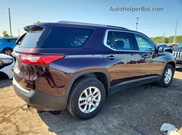 1GNERGKW2JJ106569 2018 CHEVROLET TRAVERSE Purple Rear right