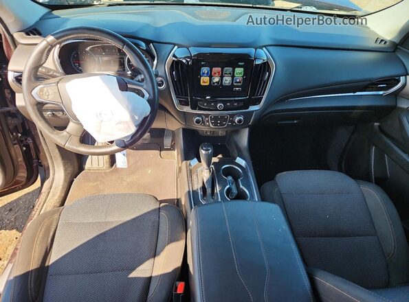 1GNERGKW2JJ106569 2018 CHEVROLET TRAVERSE Purple Dashboard view
