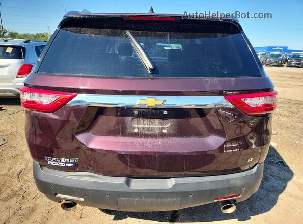 1GNERGKW2JJ106569 2018 CHEVROLET TRAVERSE Purple Rear view