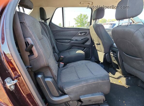 1GNERGKW2JJ106569 2018 CHEVROLET TRAVERSE Purple Rear seats view