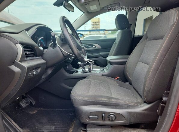 1GNERGKW5JJ228763 2018 CHEVROLET TRAVERSE Red Front interior view