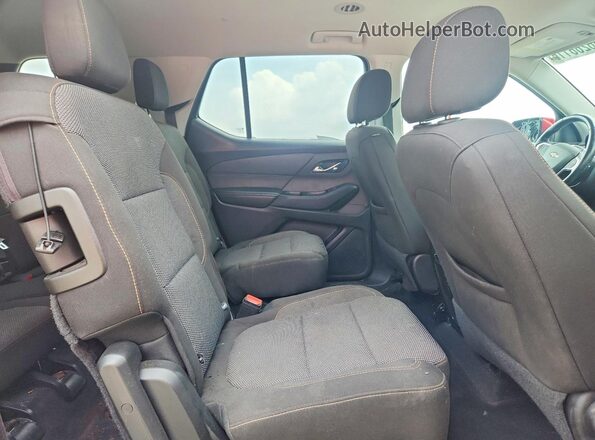 1GNERGKW5JJ228763 2018 CHEVROLET TRAVERSE Red Rear interior view