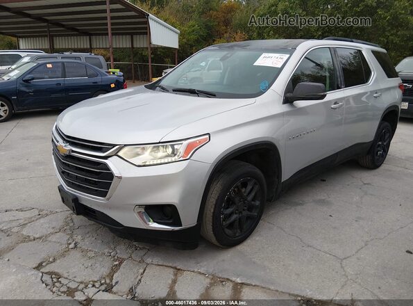 1GNERGKW5MJ247155 2021 CHEVROLET TRAVERSE Gray Front left