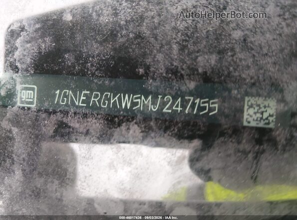 1GNERGKW5MJ247155 2021 CHEVROLET TRAVERSE Gray Engine compartment view