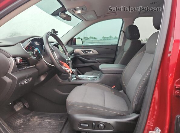 1GNERGKWXKJ119331 2019 CHEVROLET TRAVERSE Red Vista interior delantera