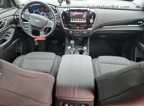 1GNERGKWXKJ119331 2019 CHEVROLET TRAVERSE Red Vista del salpicadero