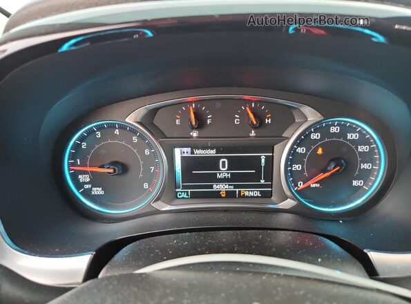 1GNERGKWXKJ119331 2019 CHEVROLET TRAVERSE Red Vista del cuadro de instrumentos