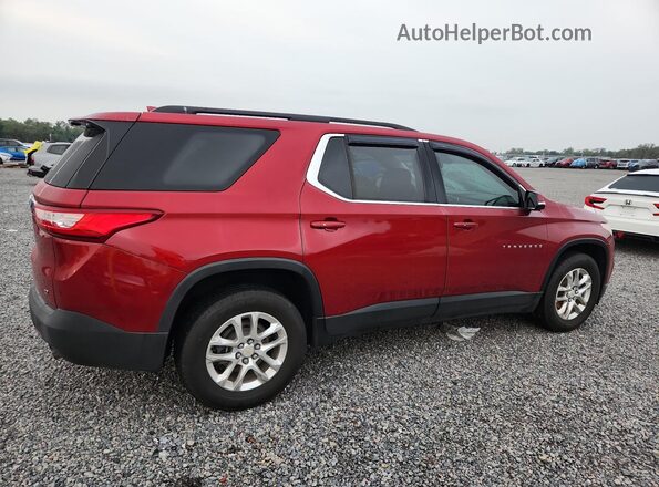 1GNERGKWXKJ119331 2019 CHEVROLET TRAVERSE Red Trasero derecho