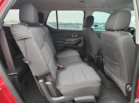 1GNERGKWXKJ119331 2019 CHEVROLET TRAVERSE Red Vista interior trasera