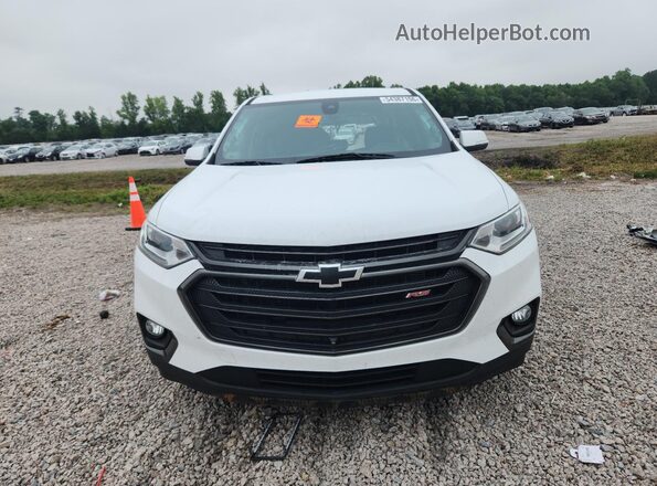 1GNERJKW2MJ117136 2021 CHEVROLET TRAVERSE Белый Вид спереди