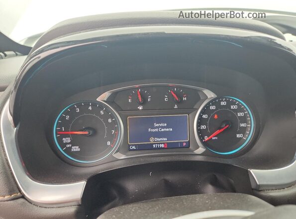 1GNERJKW2MJ117136 2021 CHEVROLET TRAVERSE Белый Вид щитка приборов