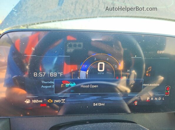 1GNEVGKS2TJ313006 2026 CHEVROLET TRAVERSE Gray Instrument cluster view