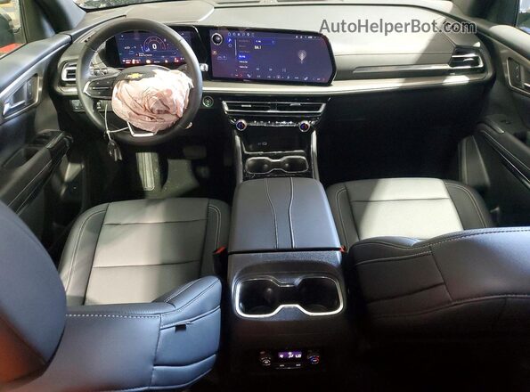 1GNEVGKSXTJ369663 2026 CHEVROLET TRAVERSE Black Widok deski rozdzielczej