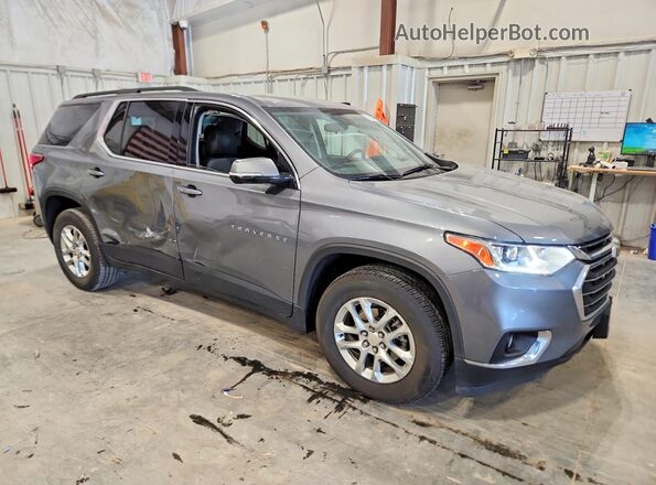 1GNEVGKW0MJ102231 2021 CHEVROLET TRAVERSE Gray Front right