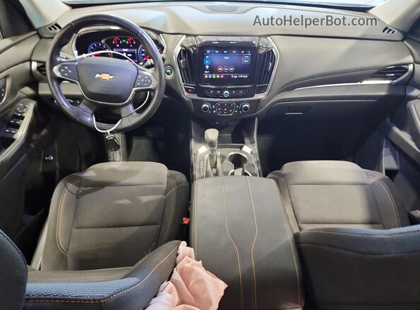 1GNEVGKW0MJ102231 2021 CHEVROLET TRAVERSE Gray Dashboard view
