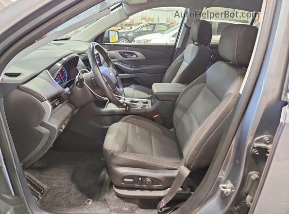 1GNEVGKW0MJ102231 2021 CHEVROLET TRAVERSE Gray Front interior view