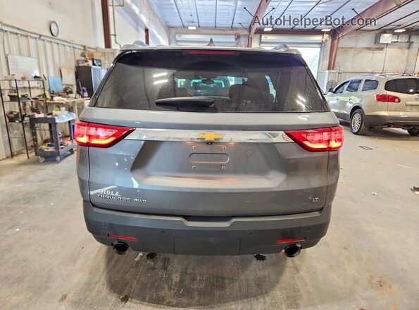 1GNEVGKW0MJ102231 2021 CHEVROLET TRAVERSE Gray Rear view