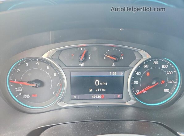 1GNEVGKW2MJ110685 2021 CHEVROLET TRAVERSE Gray Vista del cuadro de instrumentos
