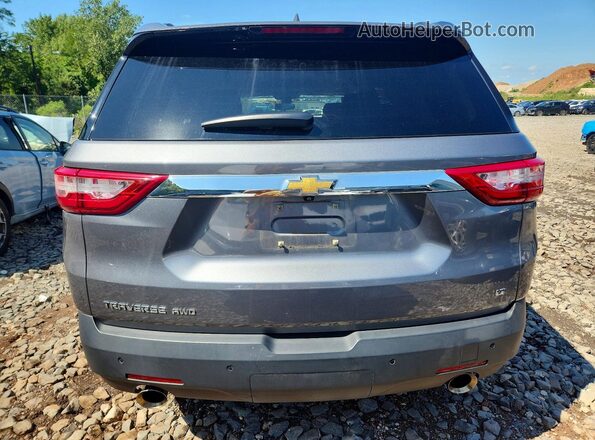 1GNEVGKW2MJ110685 2021 CHEVROLET TRAVERSE Gray Vista trasera