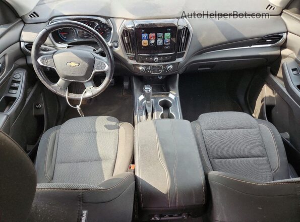 1GNEVGKW4JJ112899 2018 CHEVROLET TRAVERSE Черный Вид панели приборов