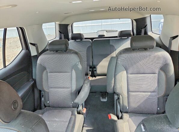1GNEVGKW4JJ112899 2018 CHEVROLET TRAVERSE Черный Вид задних сидений
