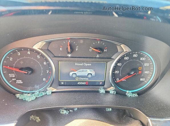 1GNEVGKW6PJ344090 2023 CHEVROLET TRAVERSE Gray Instrument cluster view