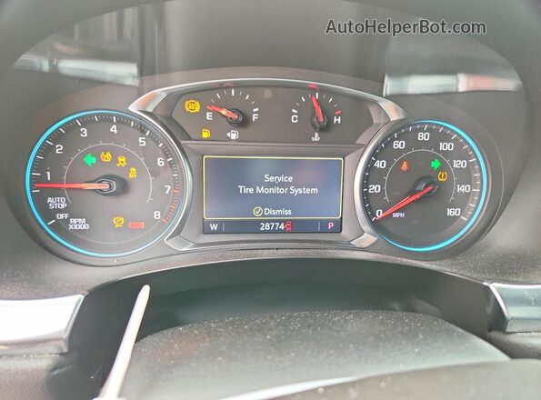 1GNEVGKW7PJ329615 2023 CHEVROLET TRAVERSE Black ხელსაწყოთა პანელის ხედი
