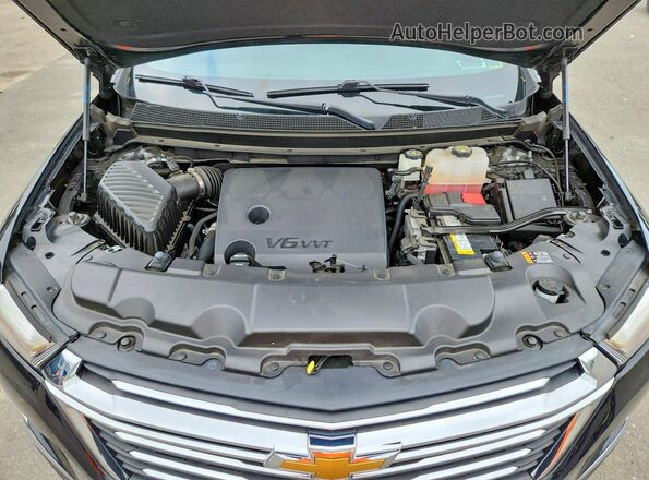 1GNEVGKW7PJ329615 2023 CHEVROLET TRAVERSE Black ძრავის განყოფილების ხედი