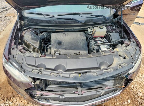 1GNEVGKW9KJ217634 2019 CHEVROLET TRAVERSE Burgundy Rear interior view