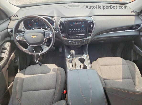 1GNEVGKW9KJ217634 2019 CHEVROLET TRAVERSE Burgundy Dashboard view