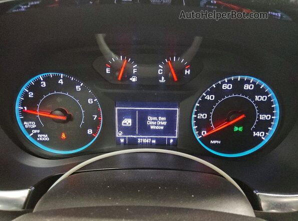 1GNEVMKW2PJ222602 2023 CHEVROLET TRAVERSE White Instrument cluster view