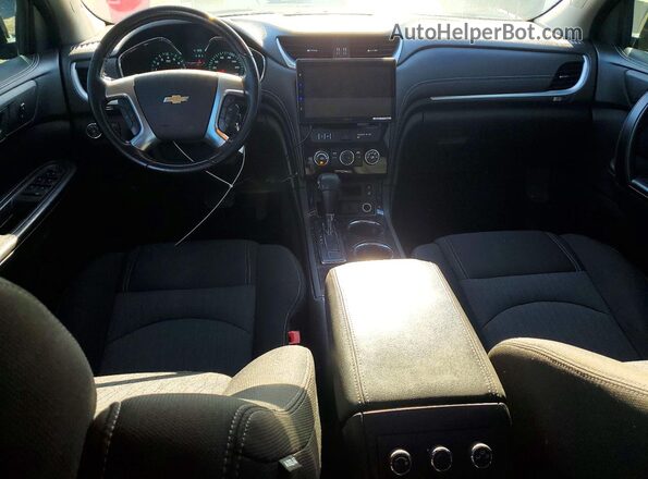 1GNKRGKD0HJ265053 2017 CHEVROLET TRAVERSE Black Вид панелі приладів